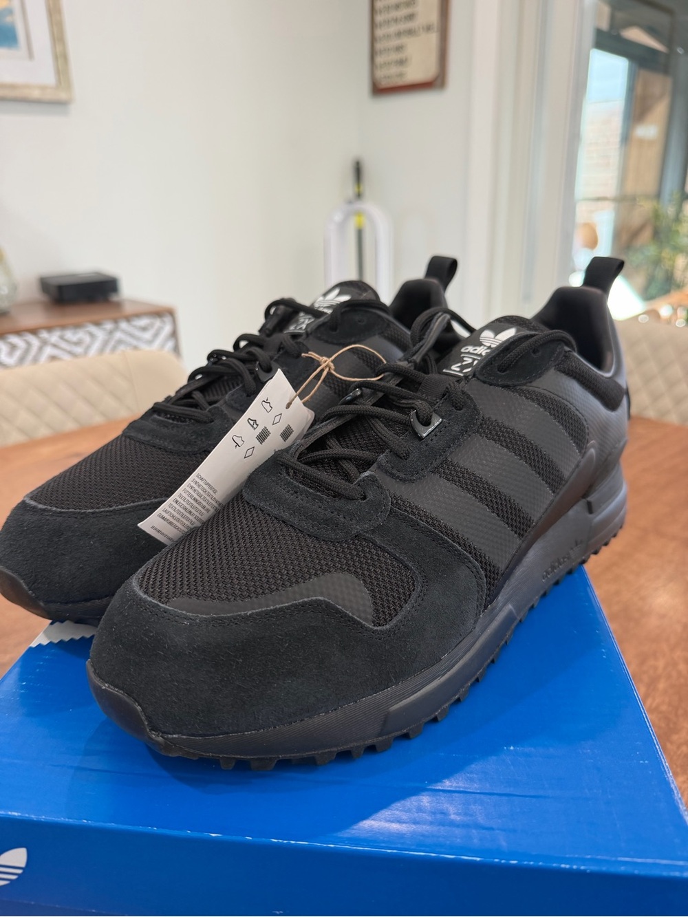 Adidas ZX 700 HD Men's Black Retro Runner Shoes